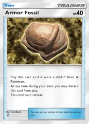 Armor Fossil — Common, Space-Time Smackdown #145
