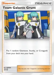 Team Galactic Grunt — Uncommon, Space-Time Smackdown #151
