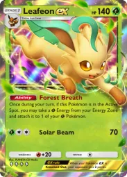 Leafeon ex — Double Rare, Triumphant Light #010