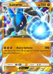 Lucario ex — Double Rare, Shining Revelry #043