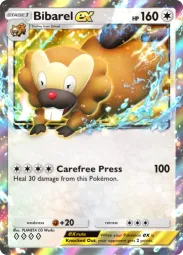 Bibarel ex — Double Rare, #065