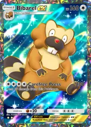 Bibarel ex — Super Rare, #087