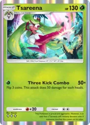 Tsareena — Rare, Celestial Guardians #020