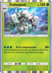 Golisopod — Rare, Celestial Guardians #022