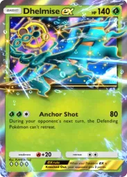 Dhelmise ex — Double Rare, Celestial Guardians #023