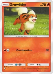 Growlithe — Common, Celestial Guardians #025