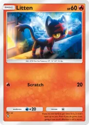 Litten — Common, Celestial Guardians #031