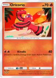 Oricorio — Uncommon, Celestial Guardians #034