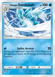 Alolan Sandslash — Uncommon, Celestial Guardians #039