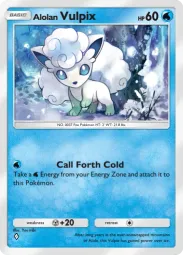 Alolan Vulpix — Common, Celestial Guardians #040
