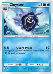 Cloyster — Uncommon, Celestial Guardians #043
