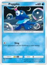 Popplio — Common, Celestial Guardians #045