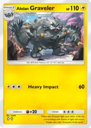 Alolan Graveler — Uncommon, Celestial Guardians #060