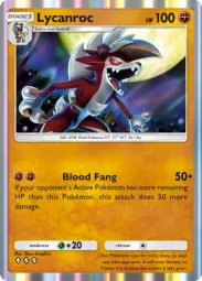 Lycanroc — Rare, #101