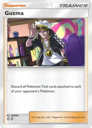 Guzma — Uncommon, Celestial Guardians #151