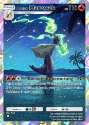 Alolan Marowak — Art Rare, #160