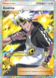 Guzma — Super Rare, Celestial Guardians #193