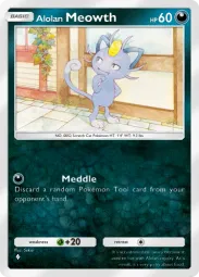 Alolan Meowth — Common, Extradimensional Crisis #037