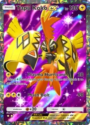 Tapu Koko ex — Super Rare, #077
