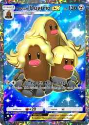 Alolan Dugtrio ex — Super Rare, #080