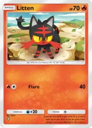 Litten — Common, Eevee Grove #011