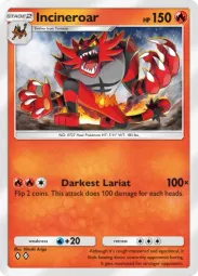 Incineroar — Uncommon, Eevee Grove #013