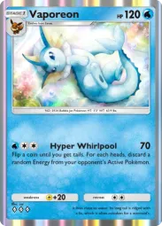 Vaporeon — Rare, Eevee Grove #016