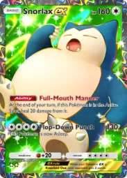 Snorlax ex — Super Rare, #084