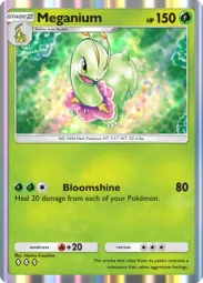 Meganium — Rare, Wisdom of Sea and Sky #010