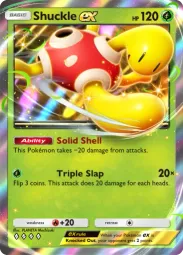 Shuckle ex — Double Rare, Wisdom of Sea and Sky #021