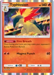 Typhlosion — Rare, Wisdom of Sea and Sky #029