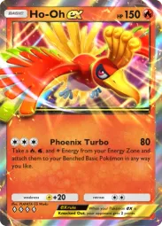 Ho-Oh ex — Double Rare, Wisdom of Sea and Sky #034