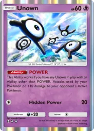 Unown — Rare, Wisdom of Sea and Sky #085