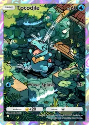 Totodile — Art Rare, #167