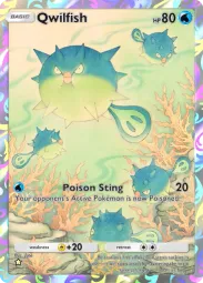 Qwilfish — Art Rare, #168