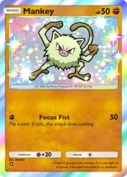 Mankey — Shiny, #221