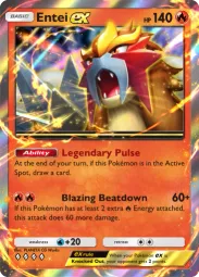 Entei ex — Double Rare, Secluded Springs #010