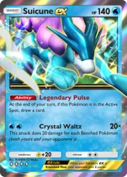 Suicune ex — Double Rare, Secluded Springs #020