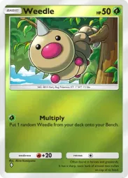Weedle — Common, Deluxe Pack: ex #007