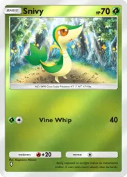 Snivy — Common, Deluxe Pack: ex #033