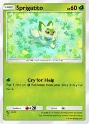 Sprigatito — Common, Deluxe Pack: ex #049