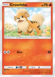Growlithe — Common, Deluxe Pack: ex #061