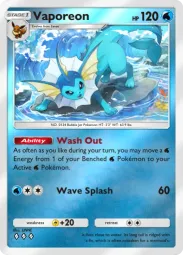 Vaporeon — Rare, #100