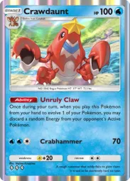 Crawdaunt — Rare, #104
