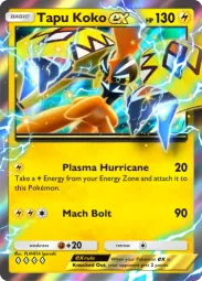 Tapu Koko ex — Double Rare, #148