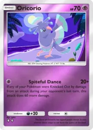 Oricorio — Uncommon, Deluxe Pack: ex #179