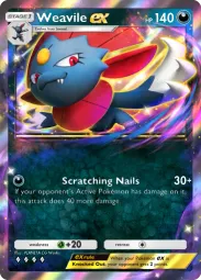 Weavile ex — Double Rare, #244