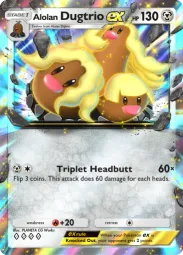 Alolan Dugtrio ex — Double Rare, #251
