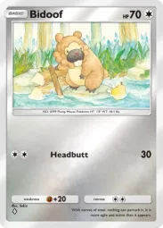 Bidoof — Common, #295