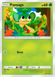 Pansage — Common, Mega Rising #013